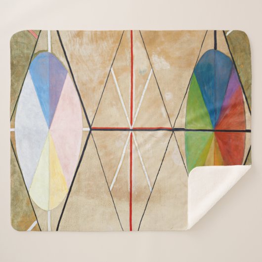 Couverture Sherpa Le cygne n° 23 | Hilma af Klint | (Devant (Horizontal))