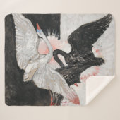 Couverture Sherpa Le cygne, no 2 | Hilma af Klint | (Devant (Horizontal))