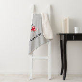 Couverture Sherpa Le Dalmate à la mode | ajoutent votre nom (En situation)