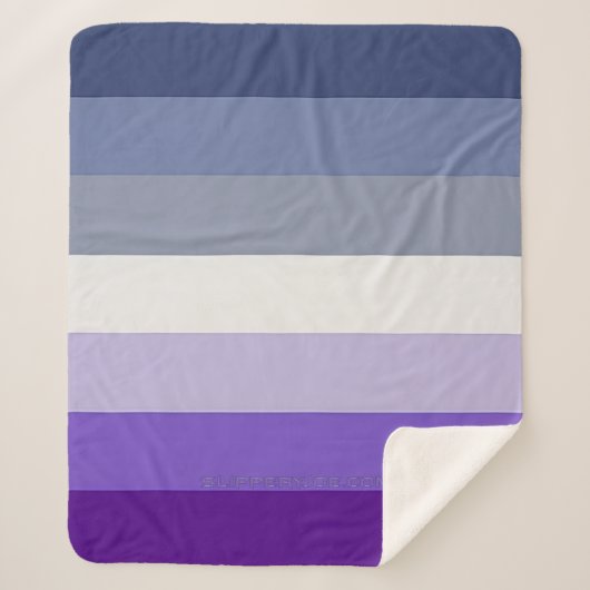 Couverture Sherpa Le drapeau de la fierté lesbienne boucher de Slipp (Devant)