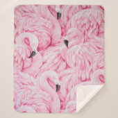 COUVERTURE SHERPA LE FLAMANT ROSE EST PARTOUT (Devant)