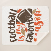 Couverture Sherpa Le football est ma saison préférée (Devant (Horizontal))