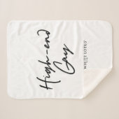 Couverture Sherpa Le Gay Haut De Gamme - Le Lotus Blanc (Devant (Horizontal))