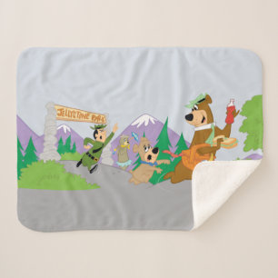 Couverture Sherpa Le grand panier de pique-nique de Yogi Bear