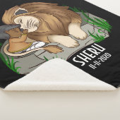 Couverture Sherpa Le jeune brun qui embrasse un lion (3/4)