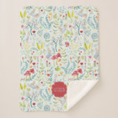 Couverture Sherpa Le lapin de Peter | a enchanté le motif (Devant)