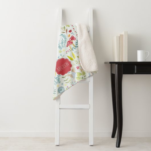 Couverture Sherpa Le lapin de Peter | a enchanté le motif (En situation)