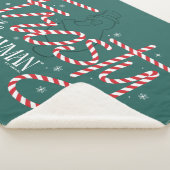 Couverture Sherpa Le logo du Sucre de canne Snowman Frosty (3/4)