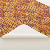 Couverture Sherpa Le Motif White Lotus Sunset Safari (3/4)