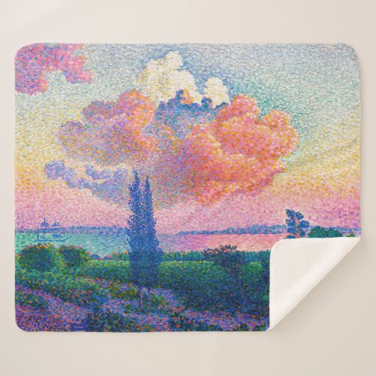 Couverture Sherpa Le nuage rose | Henri Edmond Cross | (Devant (Horizontal))