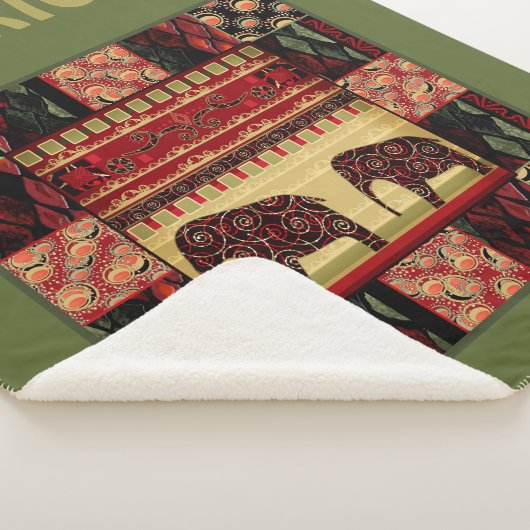 Couverture Sherpa Le patchwork africain (3/4)