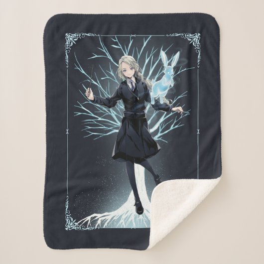 Couverture Sherpa Le Patronus lapin de Luna Lovegood (Devant)