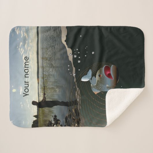 Couverture Sherpa Le pêcheur . Bonne pêche (Devant (Horizontal))