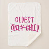 Couverture Sherpa Le plus âgé avec un seul enfant traversé (Devant)