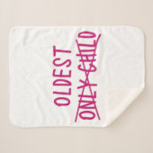 Couverture Sherpa Le plus âgé avec un seul enfant traversé (Devant (Horizontal))