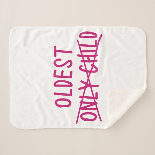 Couverture Sherpa Le plus âgé avec un seul enfant traversé (Devant (Horizontal))