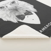 Couverture Sherpa Le portrait chic | d'Eagle ajoutent votre nom (3/4)