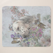 Couverture Sherpa Le portrait de Setter Anglais , art (Devant (Horizontal))