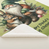 Couverture Sherpa Le premier père du bébé Green Gnome et Rabbit (3/4)