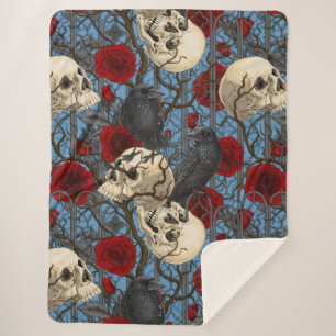 Couverture Sherpa Le secret de Raven. Illustration gothique sombre e