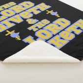 Couverture Sherpa Le Seigneur Donne Et Prends La Citation De La Bibl (3/4)