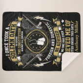 Couverture Sherpa Le serment solennel de vétéran des États-Unis (Devant (Horizontal))