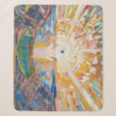 Couverture Sherpa Le Soleil | Edvard Munch | (Devant)
