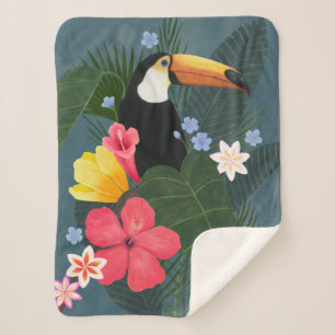 Couverture Sherpa Le Toucan tropical dans le désert