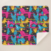 Couverture Sherpa Lecteurs de peinture Abstraits colorés (1) (Devant (Horizontal))