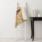 Couverture Sherpa L'écureuil mignon mange une photo de noix (En situation)