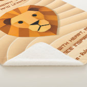 Couverture Sherpa Leo Zodiac Sign Modern 3D Astrology Design (3/4)