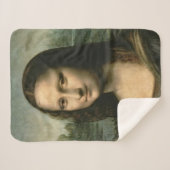 Couverture Sherpa Leonardo da Vinci | Mona Lisa, c.1503-6 (Devant (Horizontal))