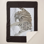 Couverture Sherpa Léopard des neiges (Devant)