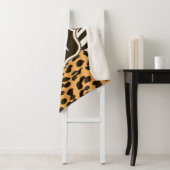 Couverture Sherpa Leopard et Zebra (En situation)
