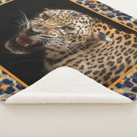 Couverture Sherpa Leopard Sherpa Blanket (3/4)