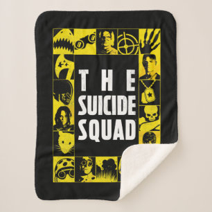 Couverture Sherpa L'équipe du suicide   Blocs d'icônes jaune et no