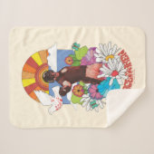 Couverture Sherpa L'équipe du suicide | Fleurs et soleil Peacemaker (Devant (Horizontal))