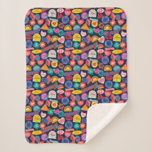 Couverture Sherpa L'équipe du suicide   Harley Quinn Motif d'insigne