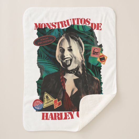 Couverture Sherpa L'équipe du suicide | Harley Quinn Winking (Devant)