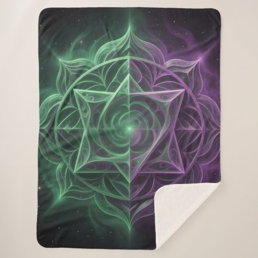 Couverture Sherpa Les 7 Chakras (Devant)