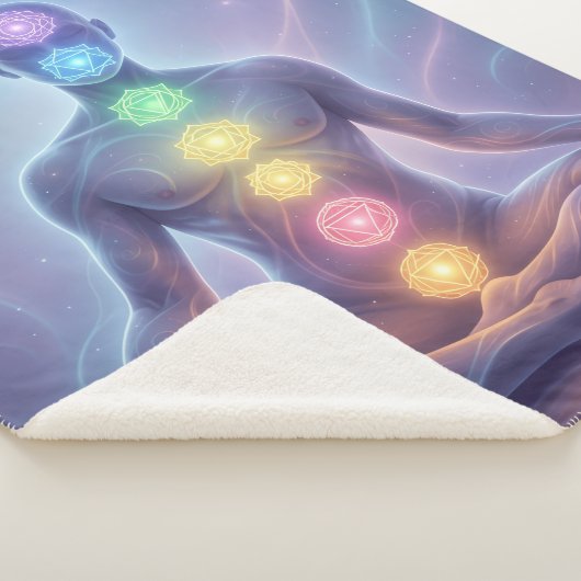 Couverture Sherpa Les 7 Chakras (3/4)