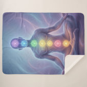 Couverture Sherpa Les 7 Chakras (Devant (Horizontal))