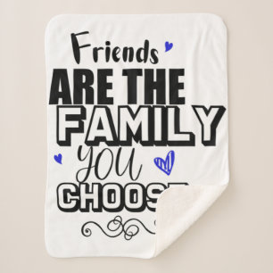 Couverture Sherpa Les Amis Sont La Famille Que Vous Choisissez