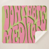 Couverture Sherpa les années 70 Retro : 'Meditate' Motivational Post (Devant (Horizontal))