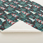 Couverture Sherpa Les arbres de Noël. (3/4)