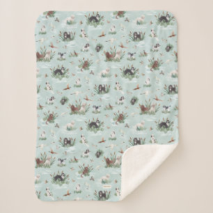 Couverture Sherpa LES BARBETS DANS LE MARAIS Chien animal
