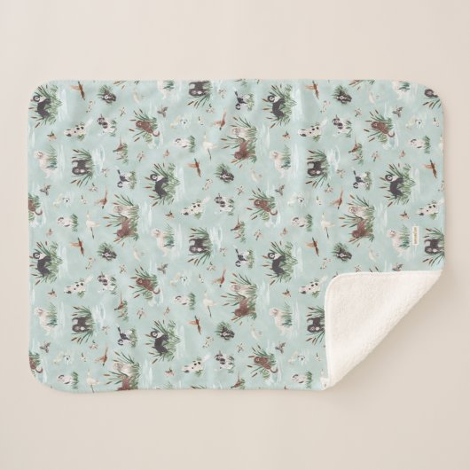 Couverture Sherpa LES BARBETS DANS LE MARAIS Chien animal (Devant (Horizontal))