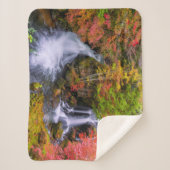 Couverture Sherpa Les cascades | Cascades de Faucet Nikko Japon Chut (Devant)