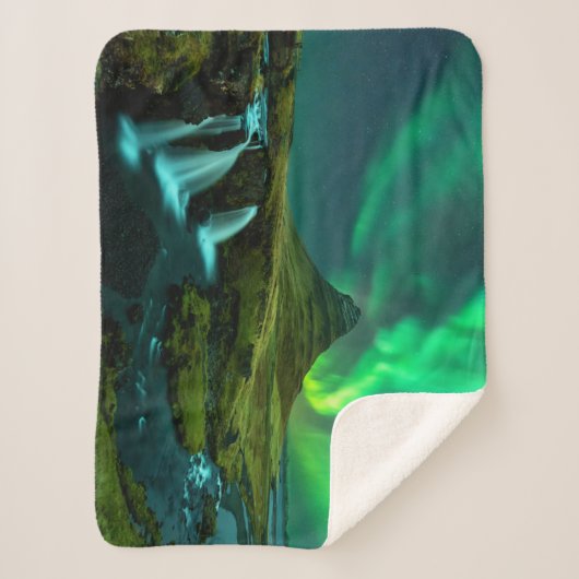 Couverture Sherpa Les cascades | Kirkjufellfoss Cascade, Islande (Devant)