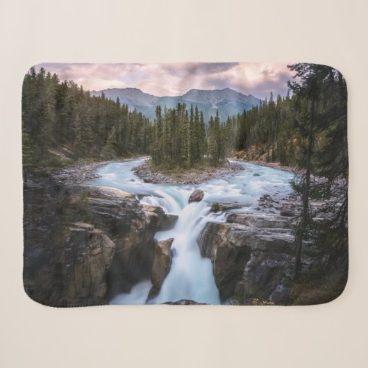 Couverture Sherpa Les cascades | Parc national Jasper, Canada (Devant (Horizontal))